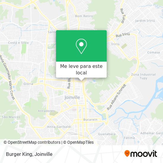 Burger King mapa