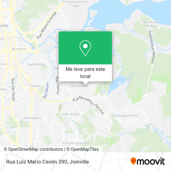 Rua Luiz Mario Ceolin 390 mapa