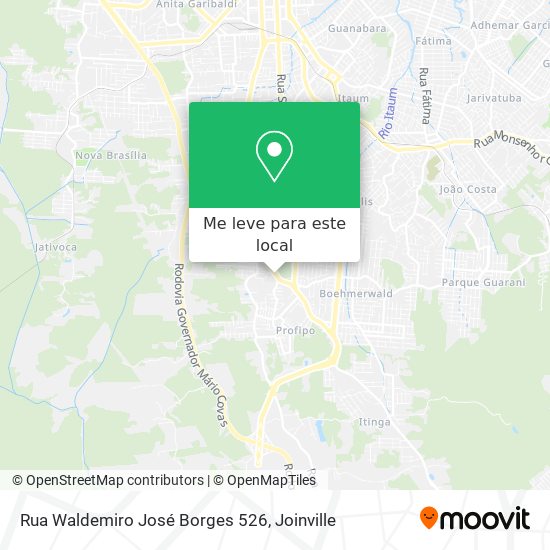 Rua Waldemiro José Borges 526 mapa