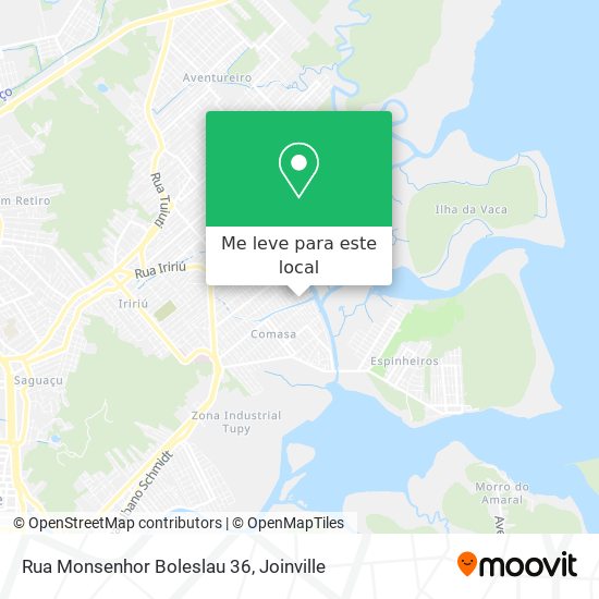 Rua Monsenhor Boleslau 36 mapa
