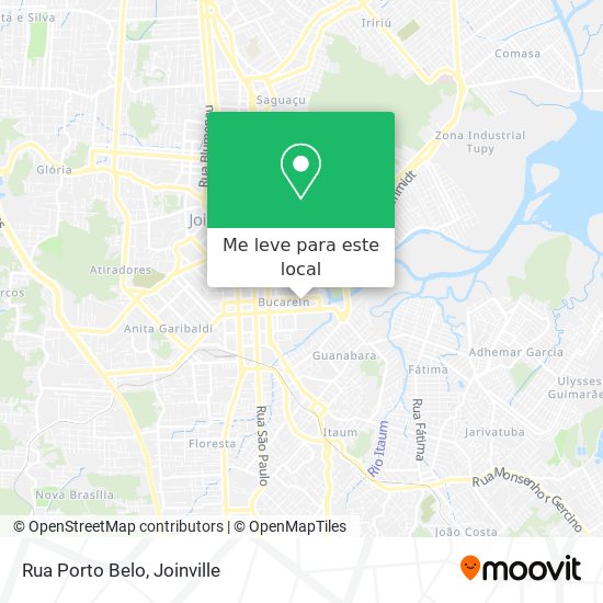 Rua Porto Belo mapa