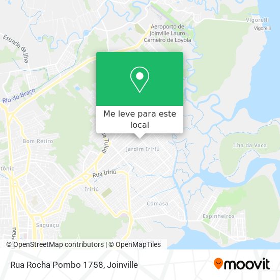 Rua Rocha Pombo 1758 mapa