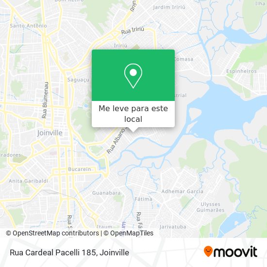 Rua Cardeal Pacelli 185 mapa