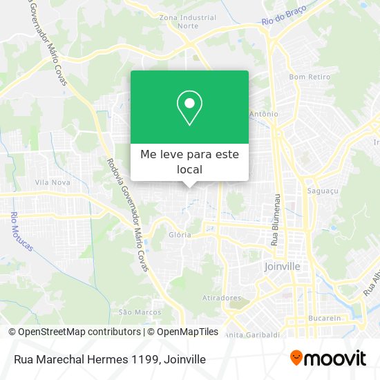 Rua Marechal Hermes 1199 mapa