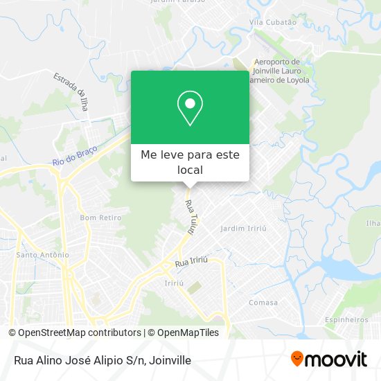 Rua Alino José Alipio S/n mapa