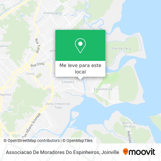 Associacao De Moradores Do Espinheiros mapa