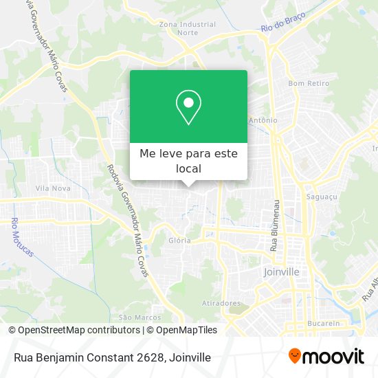 Rua Benjamin Constant 2628 mapa