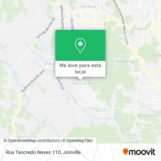 Rua Tancredo Neves 110 mapa