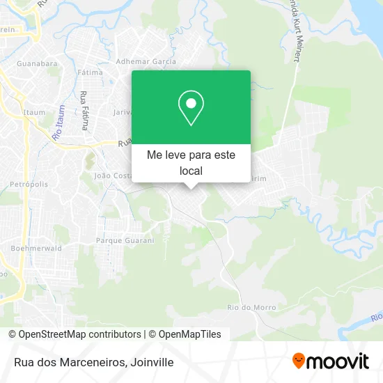 Rua dos Marceneiros mapa