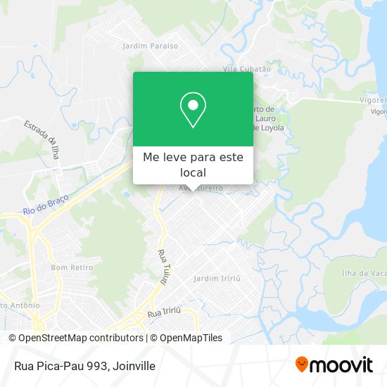 Rua Pica-Pau 993 mapa