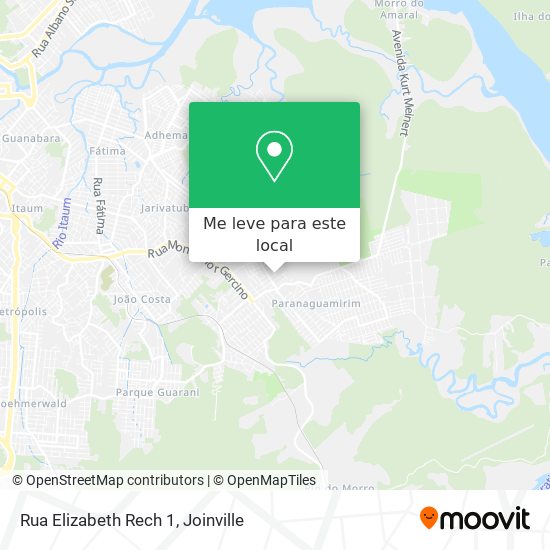 Rua Elizabeth Rech 1 mapa