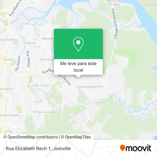 Rua Elizabeth Rech 1 mapa
