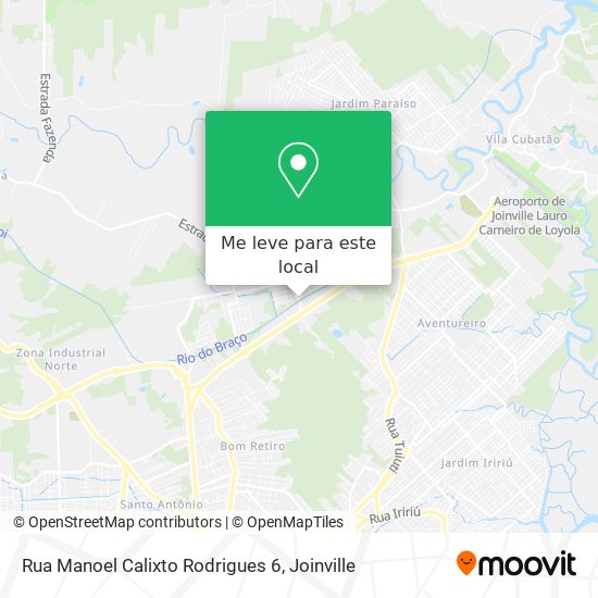 Rua Manoel Calixto Rodrigues 6 mapa