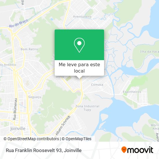 Rua Franklin Roosevelt 93 mapa