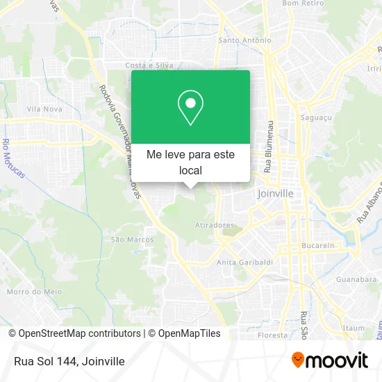 Rua Sol 144 mapa