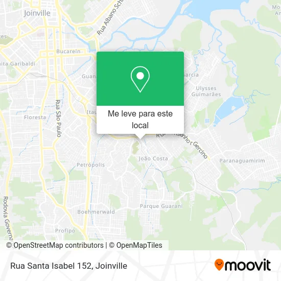 Rua Santa Isabel 152 mapa