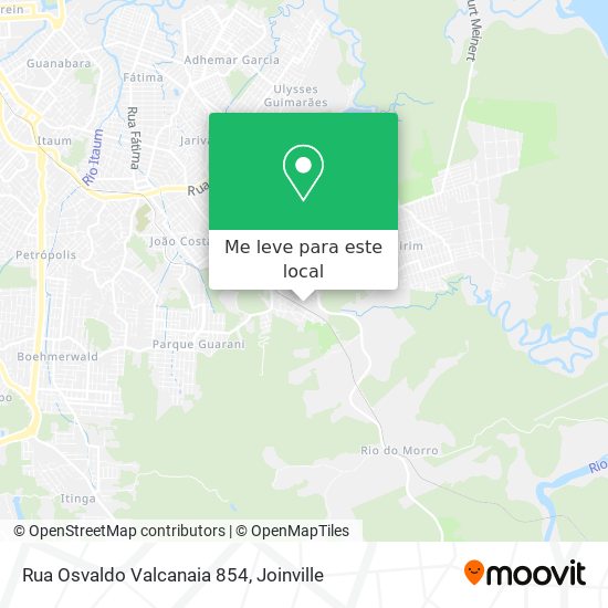 Rua Osvaldo Valcanaia 854 mapa