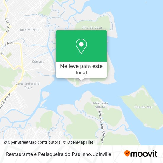 Restaurante e Petisqueira do Paulinho mapa