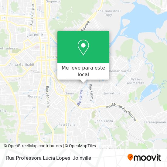 Rua Professora Lúcia Lopes mapa