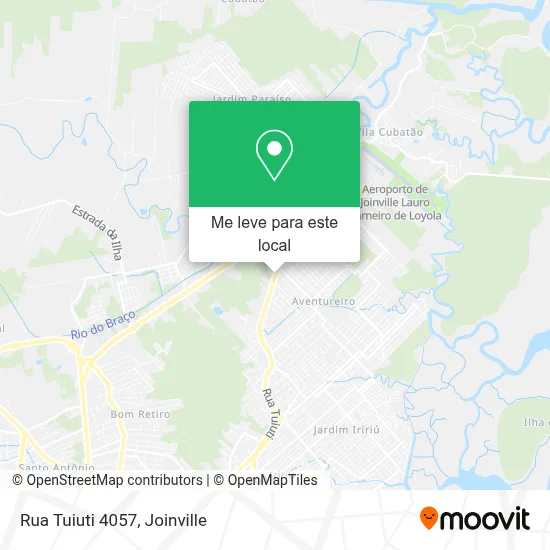 Rua Tuiuti 4057 mapa