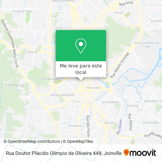 Rua Doutor Plácido Olímpio de Oliveira 448 mapa