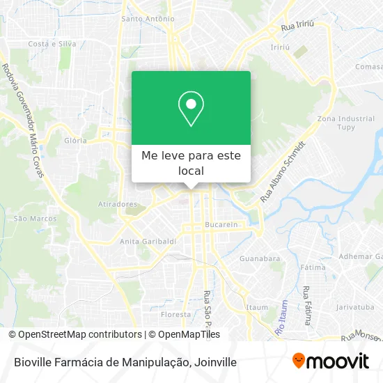 Bioville Farmácia de Manipulação mapa