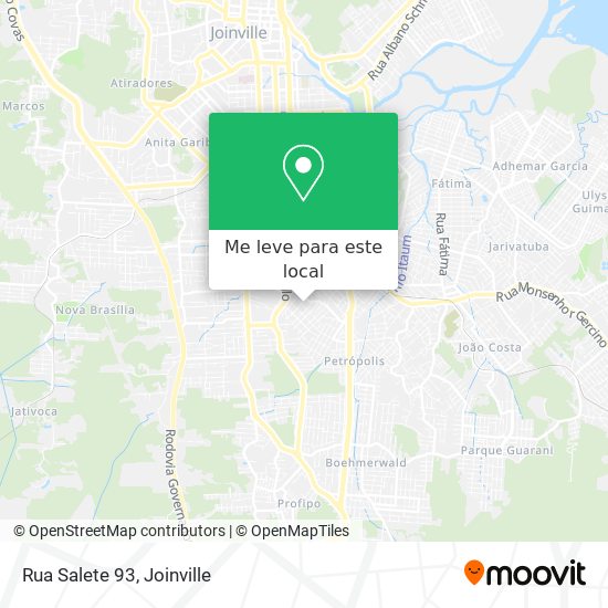 Rua Salete 93 mapa