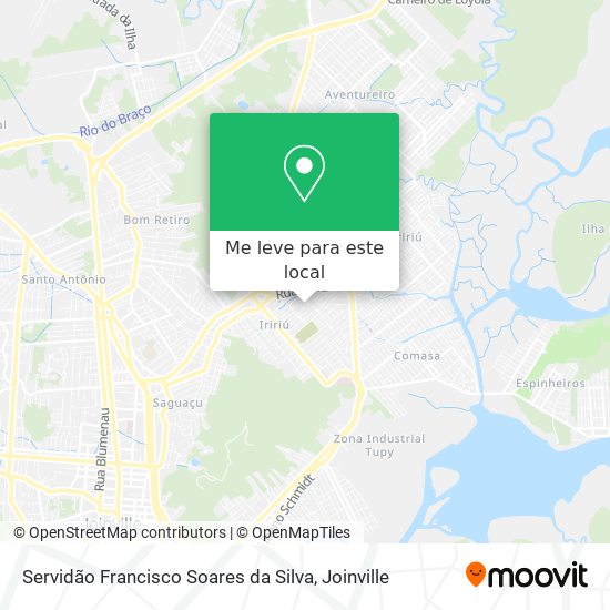 Servidão Francisco Soares da Silva mapa