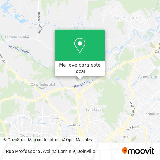 Rua Professora Avelina Lamin 9 mapa