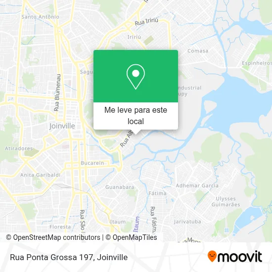 Rua Ponta Grossa 197 mapa