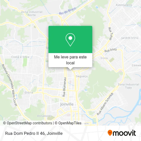 Rua Dom Pedro II 46 mapa