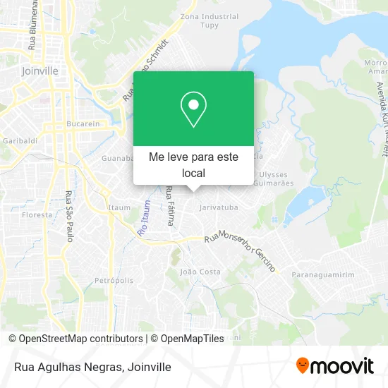 Rua Agulhas Negras mapa