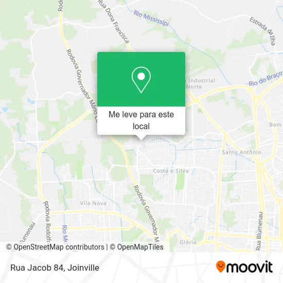 Rua Jacob 84 mapa