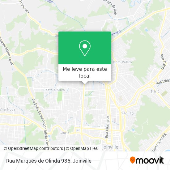 Rua Marquês de Olinda 935 mapa