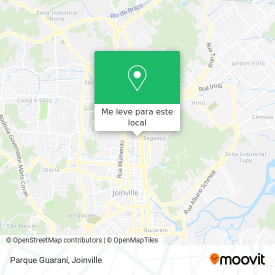 Parque Guaraní mapa