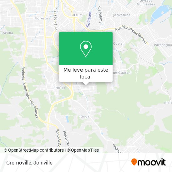 Cremoville mapa