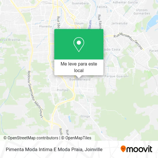 Pimenta Moda Intima E Moda Praia mapa