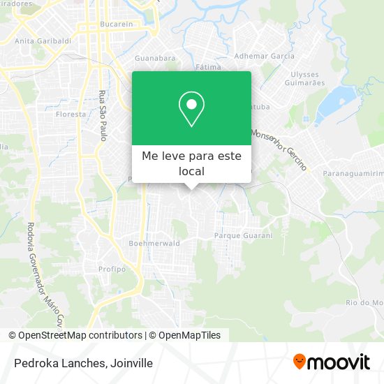 Pedroka Lanches mapa