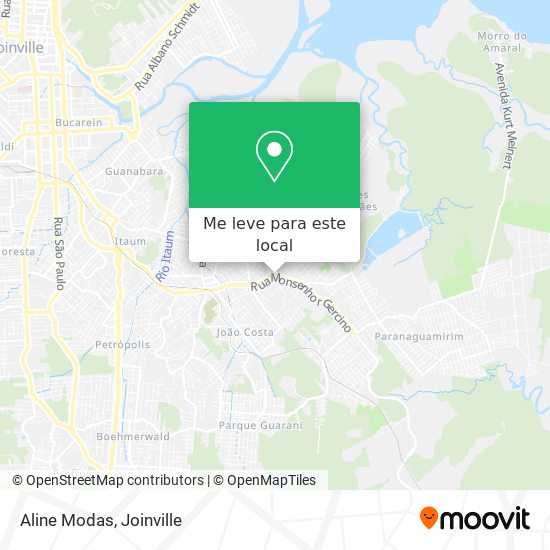 Aline Modas mapa