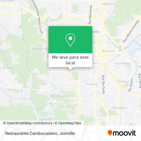 Restaurante Cambucazeiro mapa