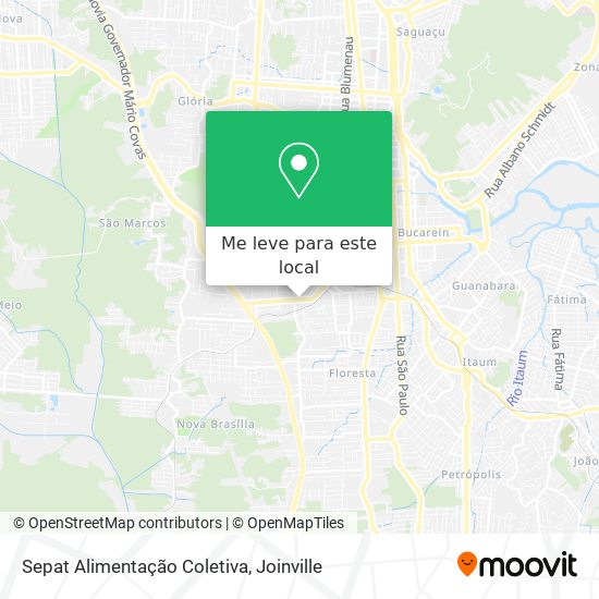 Sepat Alimentação Coletiva mapa