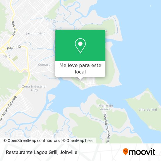 Restaurante Lagoa Grill mapa