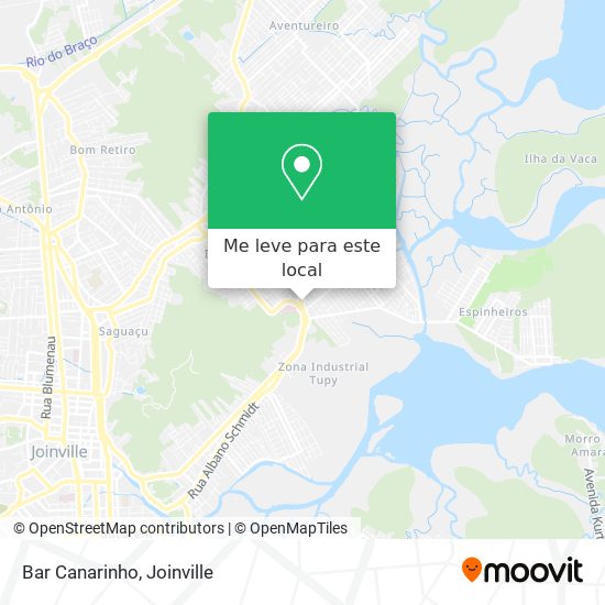 Bar Canarinho mapa