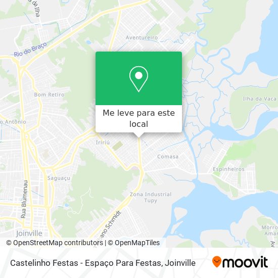 Castelinho Festas - Espaço Para Festas mapa