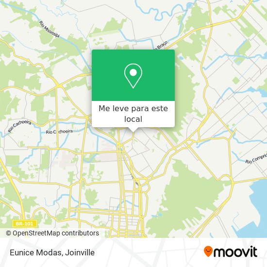 Eunice Modas mapa