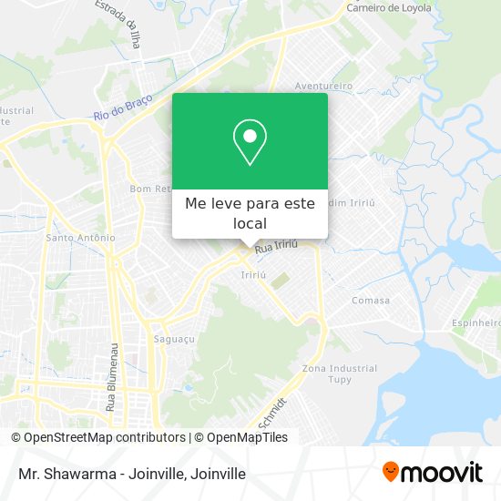 Mr. Shawarma - Joinville mapa