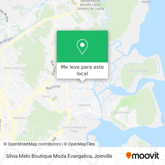 Silvia Melo Boutique Moda Evangelica mapa
