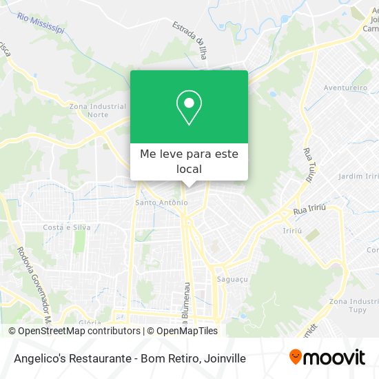 Angelico's Restaurante - Bom Retiro mapa