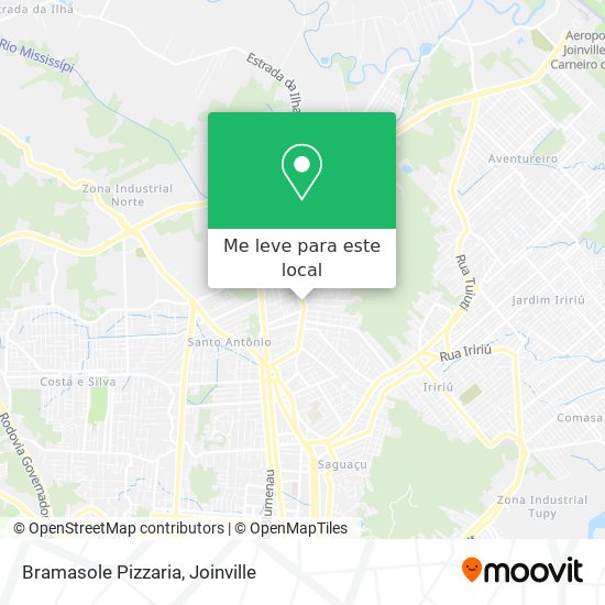 Bramasole Pizzaria mapa