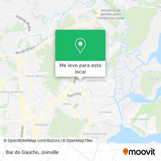 Bar do Gaucho mapa